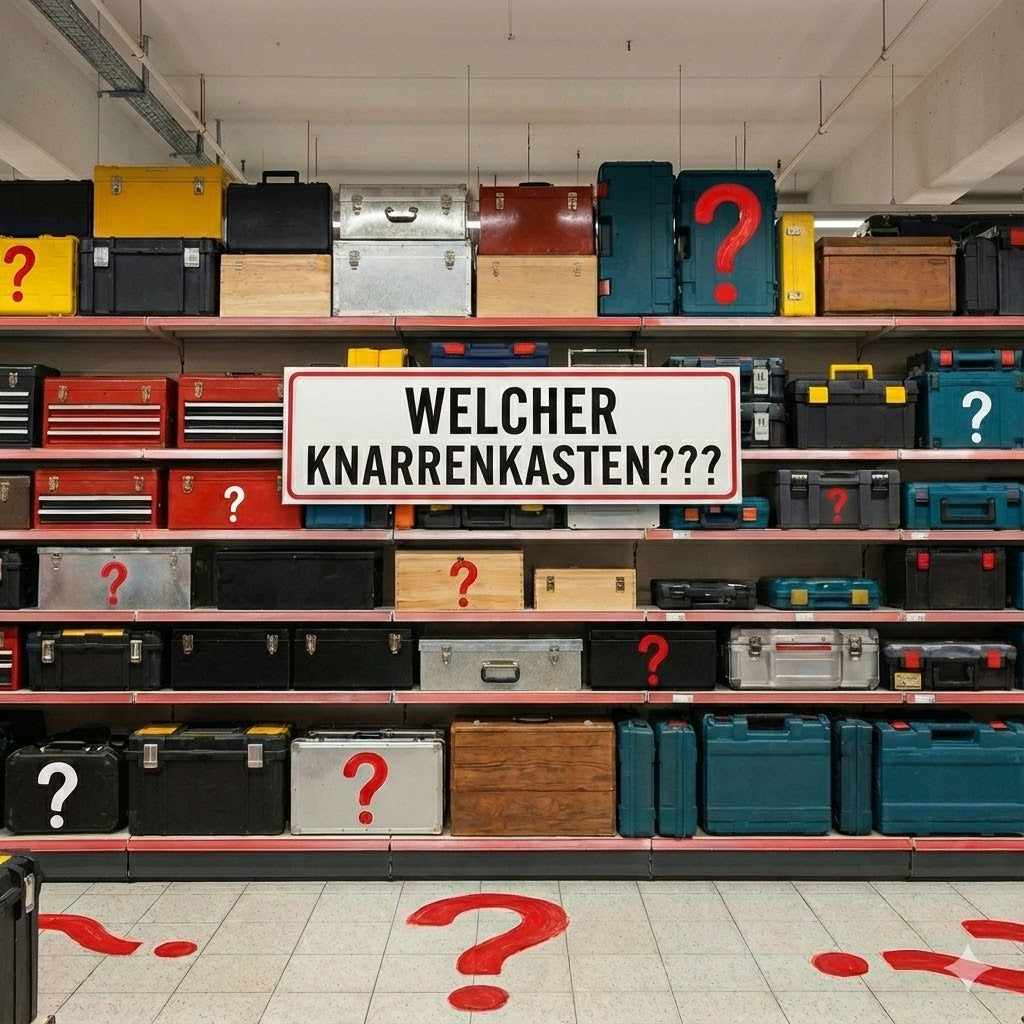 Welchen Werkzeugkasten soll ich schenken? Eine kleine Hilfe