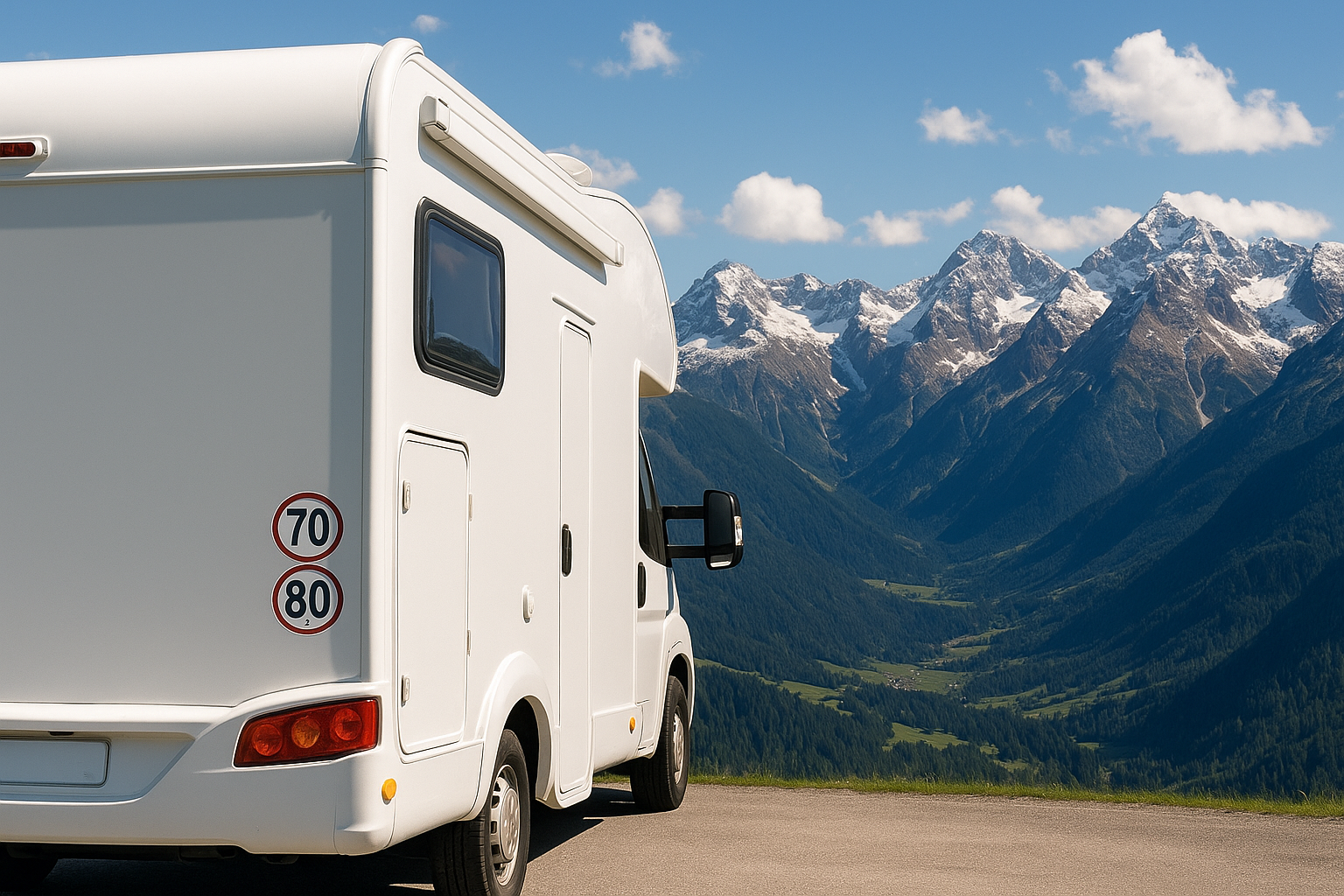 Geschwindigkeitsaufkleber für Wohnmobile und Gespanne in Italien: Was du wissen musst