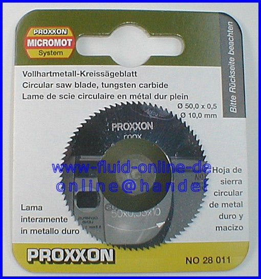 PROXXON 28011 Vollhartmetall - Kreissägeblatt / Sägeblatt Ø50mm