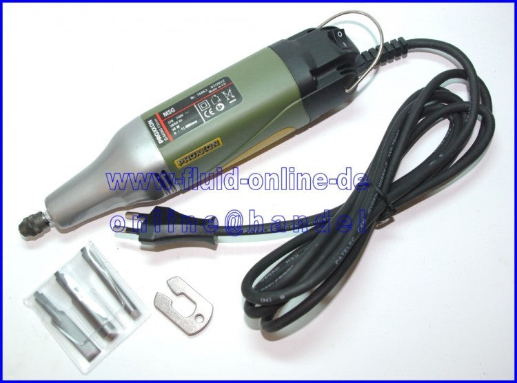 PROXXON 28644 Motorschnitzgerät MSG im Koffer mit Einsatzwerkzeugen