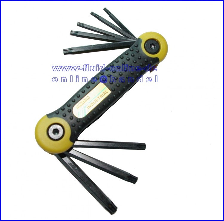 PROXXON 23954 TORX Pocket Schlüsselsatz TX9-40 8 teilig