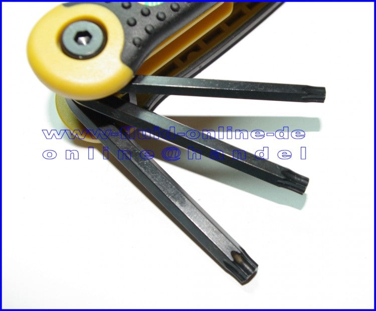 PROXXON 23954 TORX Pocket Schlüsselsatz TX9-40 8 teilig