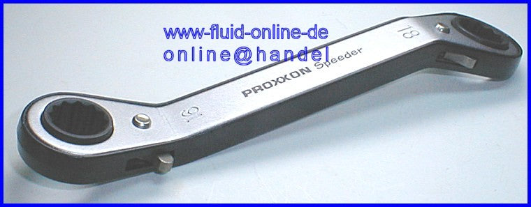 PROXXON 23214 SPEEDER Ratschenschlüssel 16x18mm mit 25° Kröpfung