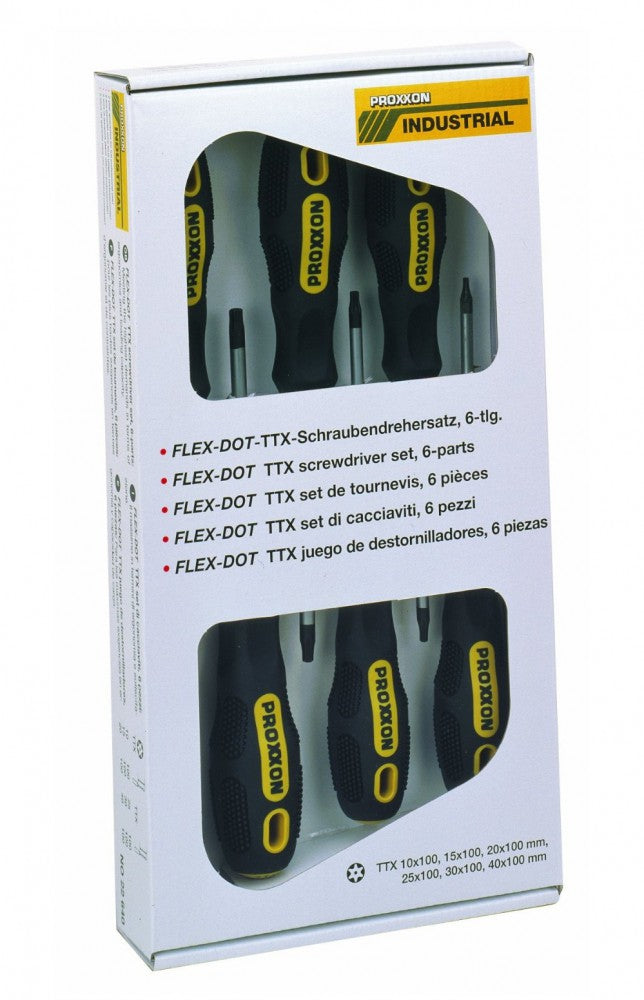 PROXXON 22640 Satz TORX Schraubendreher FlexDot T10-40 6teilig