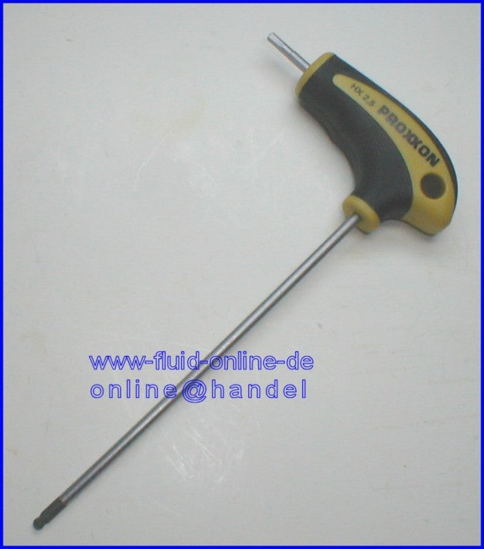 PROXXON 22404 L-Griff-HEX Schraubendreher HX2,5 Innensechskant