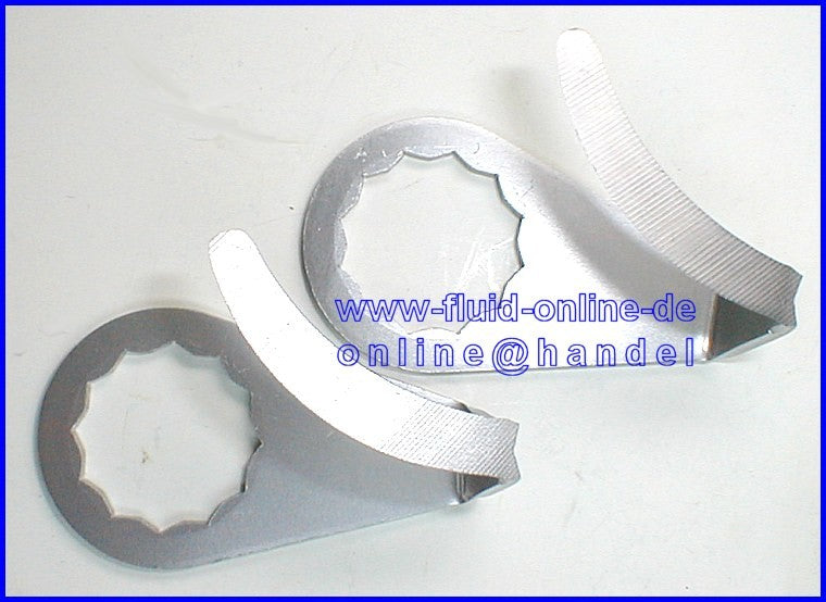 BGS 3258 Ausglasmesser U-Form, halbrund, Länge 36mm, 2 Stück