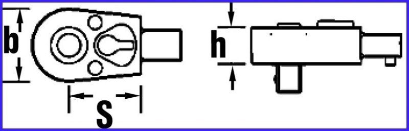 STAHLWILLE 725/20QR QuickRelease Einsteckknarre Größe 20 Antrieb 12,5mm (1/2') - 58253020