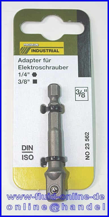 PROXXON 23562 Adapter für Elektroschrauber Abtrieb 10mm (3/8")