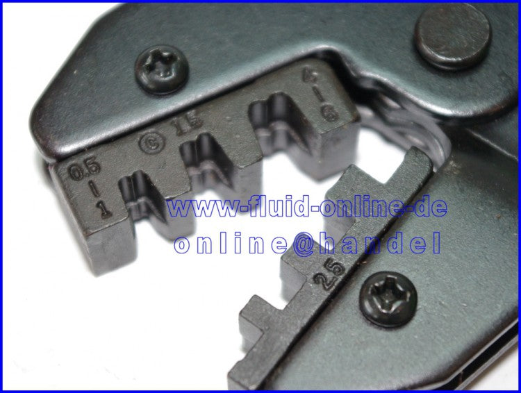 BGS 1419 Kabelschuhzange Crimpzange Presszange mit Ratschenfunktion - für offene unisolierte Kabelschuhe