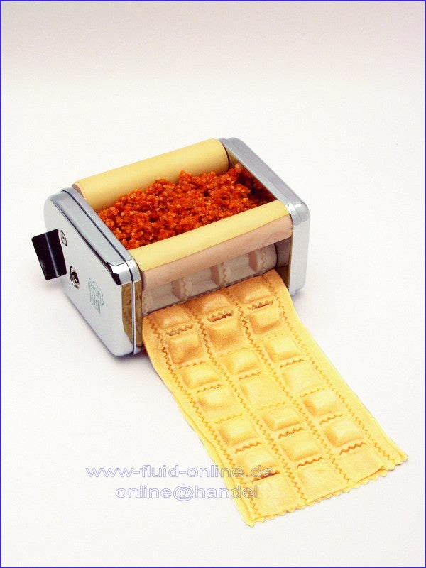 PastaAid 2161 Aufsatz Raviolini (V3) 3 x Quadrat für Nudelmaschine "Julia 150"