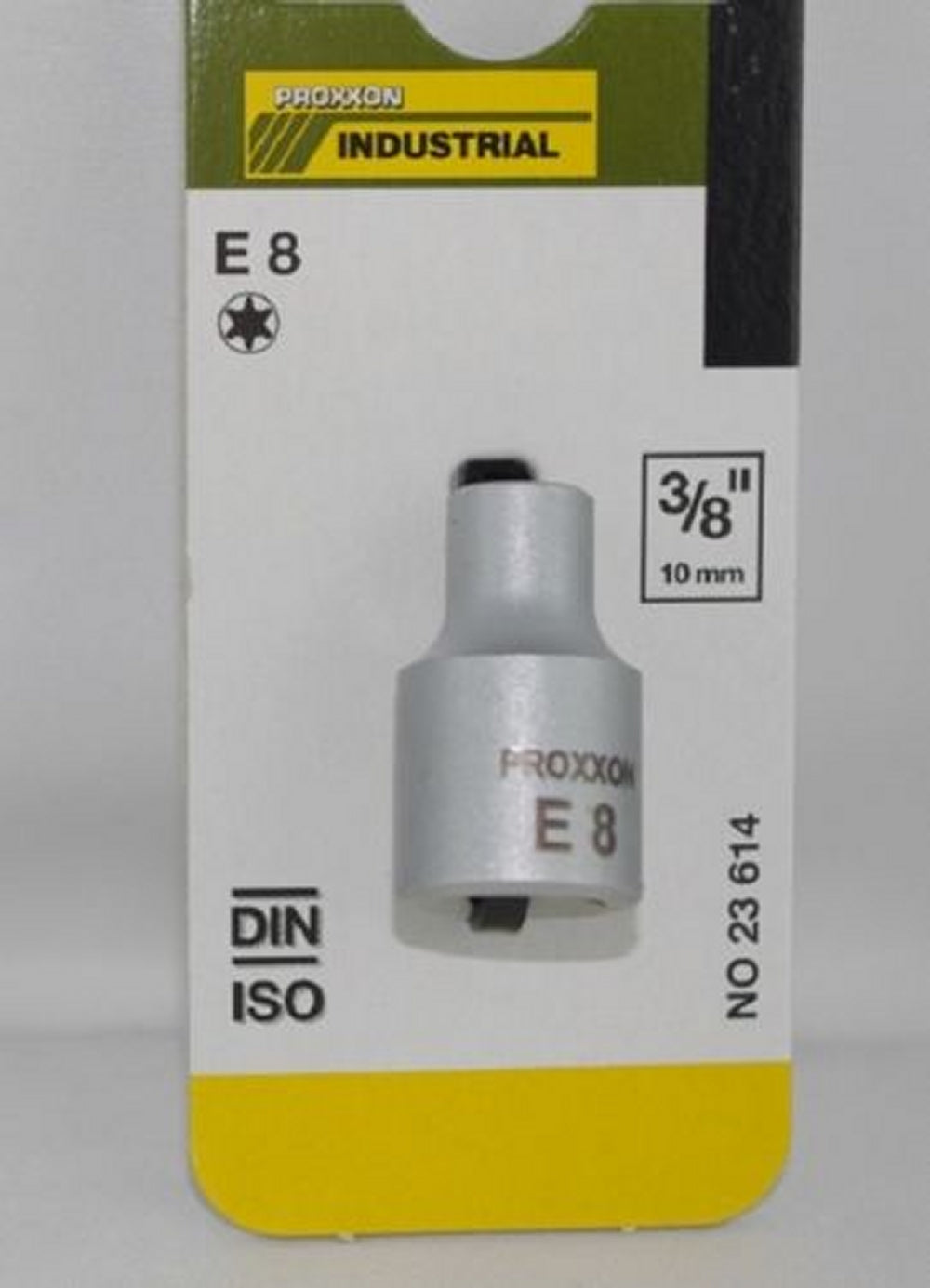 PROXXON 23614 Aussen Torx Einsatz Nuss E-Profil E8 Antrieb 10mm (3/8")
