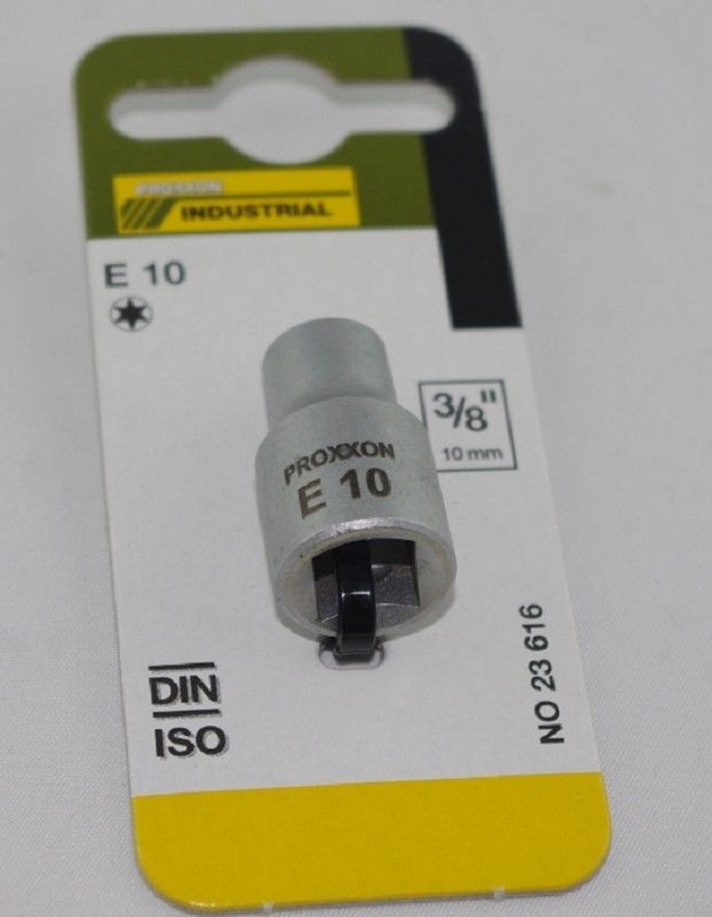 PROXXON 23616 Aussen Torx Einsatz Nuss E-Profil E10 Antrieb 10mm (3/8")