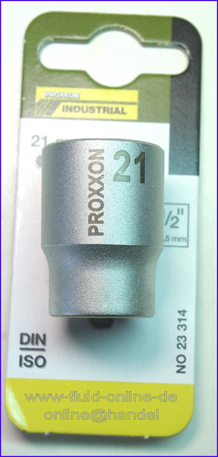 PROXXON 23314 Vielzahn Nuss Aussen XZN21 21mm Antrieb 12,5mm (1/2")
