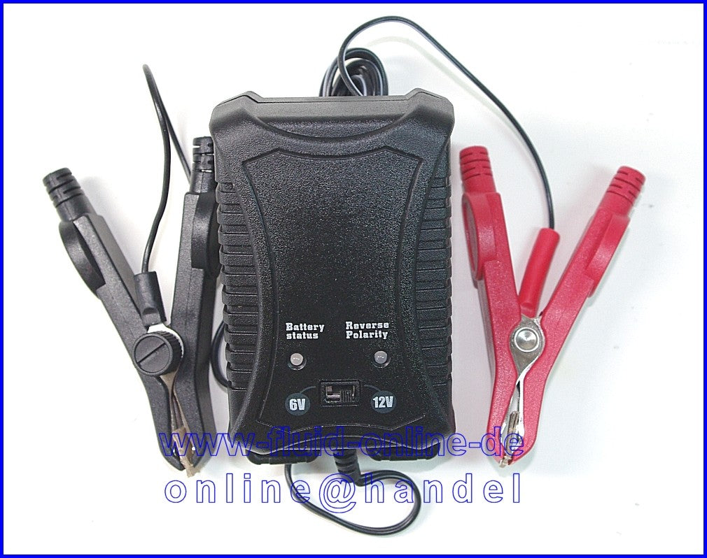 BGS 63510 Ladegerät für Motorrad Batterien 6V / 12V umschaltbar mit Ladestop