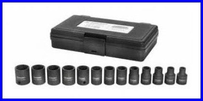 RODCRAFT RS3113 Satz Nüsse kurze Ausführung 7-19mm 10mm (3/8") Antrieb