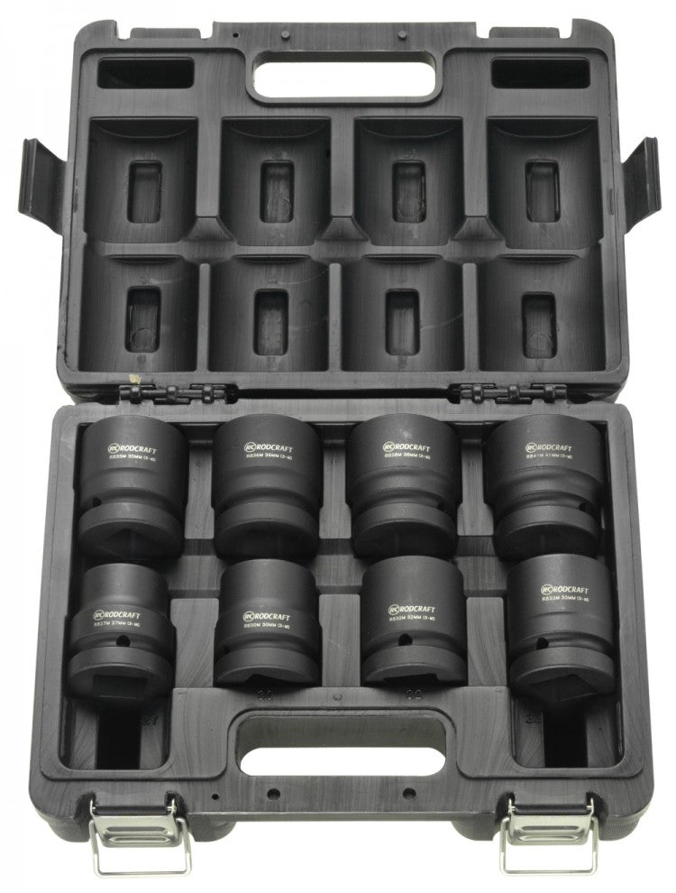 RODCRAFT RS818 Satz Nüsse kurze Ausführung 27-41mm, Antrieb 25mm (1") - 8951012360