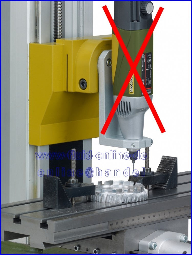 PROXXON 24346 MICROMOT Adapter für FF 500 mit 20mm Aufnahme