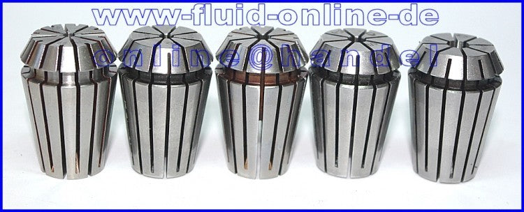 PROXXON 24253 Satz ER Spannzangen 5 teilig für FF500/BL FF500 PF400