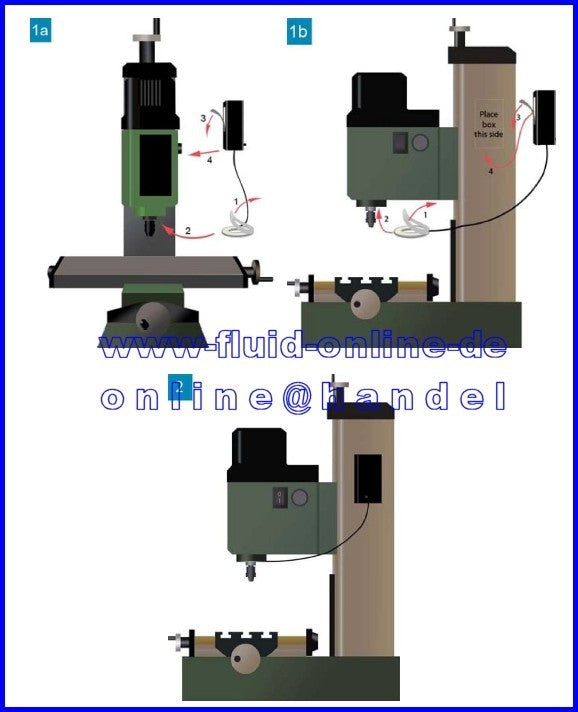 LUMENFIX 70 - ultraflache Leuchte für PROXXON 27110 MicroFräse MF70