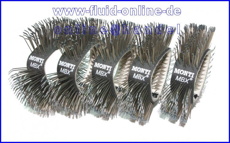 RODCRAFT BU015-5 Bürstenband 23mm breit grob schwarz für MBX System - 8951011663