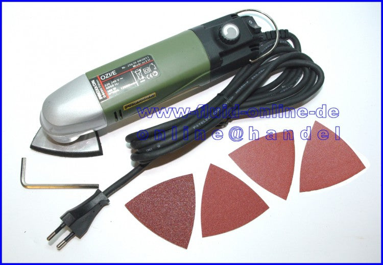 PROXXON 28520 Eckenschleifer OZI/E elektronisch regelbare Schleiffrequenz