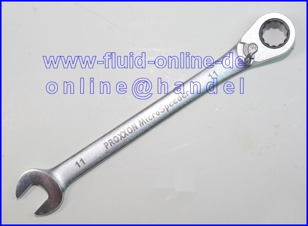 PROXXON 23133 MicroSpeeder 11mm Ratschen-Ringmaulschlüssel 15° Abwicklung