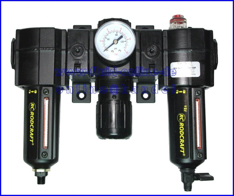 RODCRAFT MN3-14 Automatik Wartungseinheit 3 teilig Anschluß 12,5mm (1/4") - 8940168575