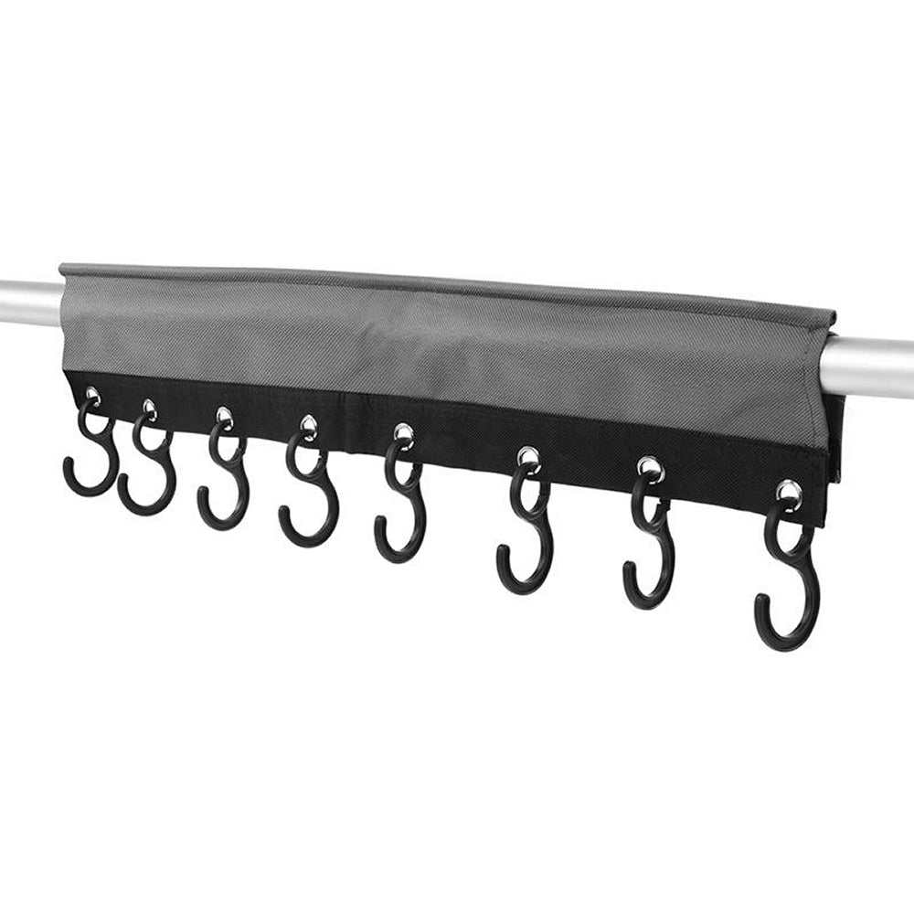 ProPlus 362087 Hakenleiste Universal mit Keder und Klettband Zeltschiene