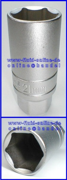 BGS 2460 Nuss Stecknuss 21mm für Zündkerze Antrieb 10mm (3/8")