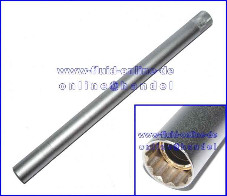 ASTA A-PT14 Zündkerzennuss 14mm EXTRALANG 250mm für tiefsitzende BI-HEX Zündkerzen