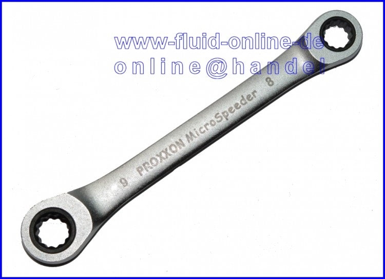 PROXXON 23241 MICROSpeeder 8 x 9mm Doppelring Ratschenschlüssel