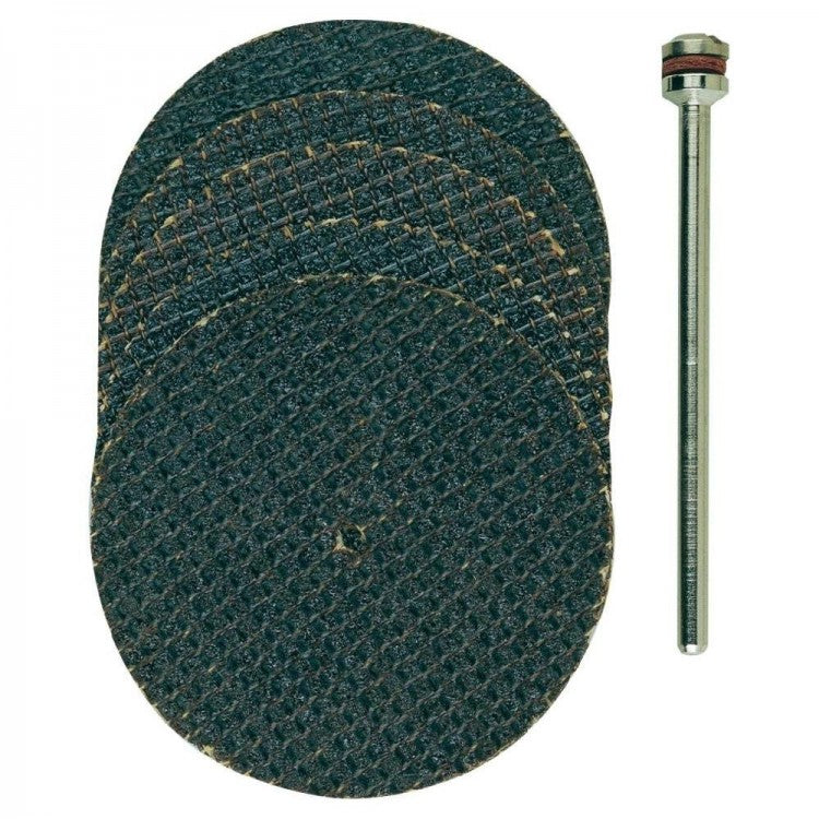 PROXXON 28818 Trennscheibe mit Gewebebindung Ø38mm 5 Stück + 1 Träger