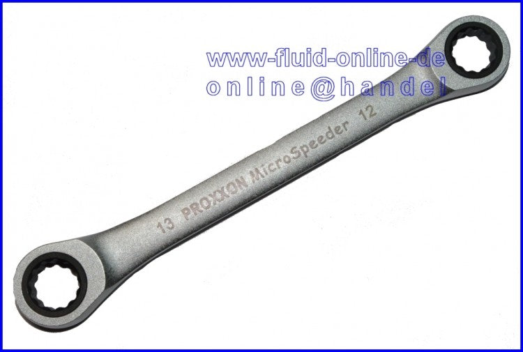 PROXXON 23246 MICROSpeeder 12 x 13mm Doppelring Ratschenschlüssel