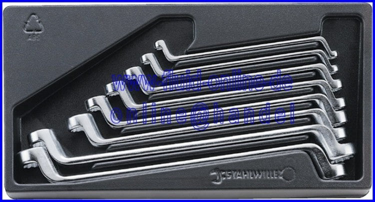 STAHLWILLE Doppelringschlüssel Satz ES 20/8 leere Einlage - 83812083