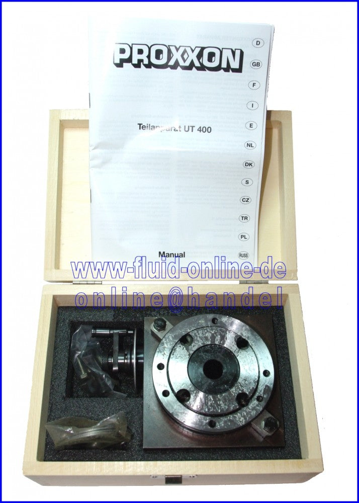 PROXXON 24421 Universal Teilapparat UT400 für PD400 FF500 FF500/BL