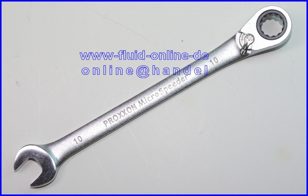 PROXXON 23132 MicroSpeeder 10mm Ratschen-Ringmaulschlüssel 15° Abwinklung