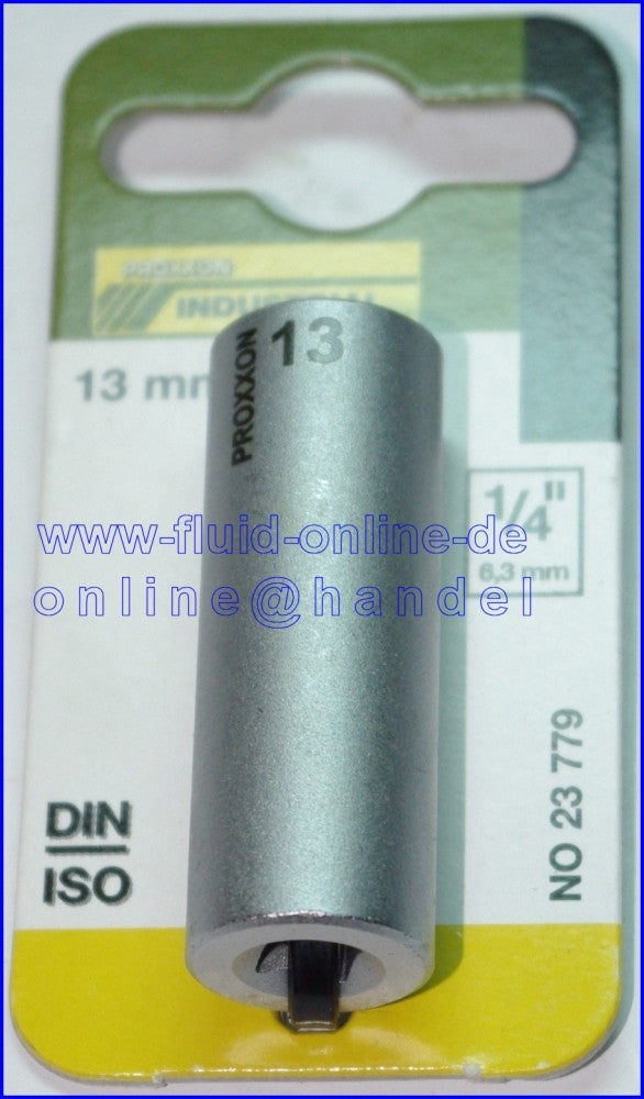 PROXXON 23779 Tiefbett Steckschlüsseleinsatz / Nuss 13mm Antrieb 6,3mm (1/4")