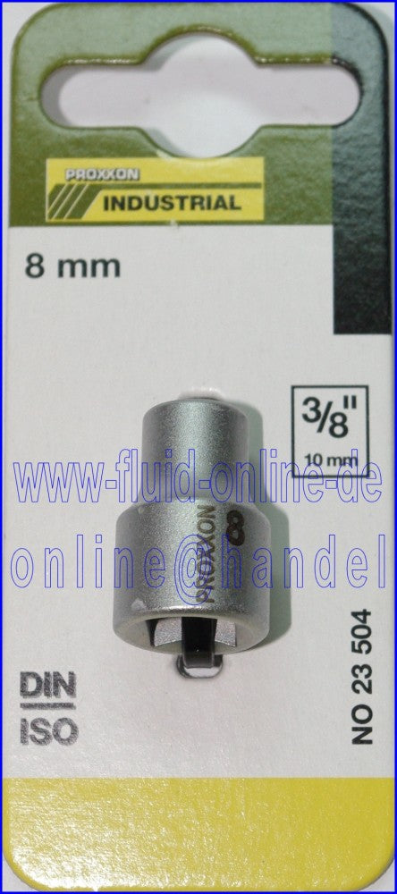 PROXXON 23504 Steckschlüsseleinsatz / Nuss 8mm Antrieb 10mm (3/8")