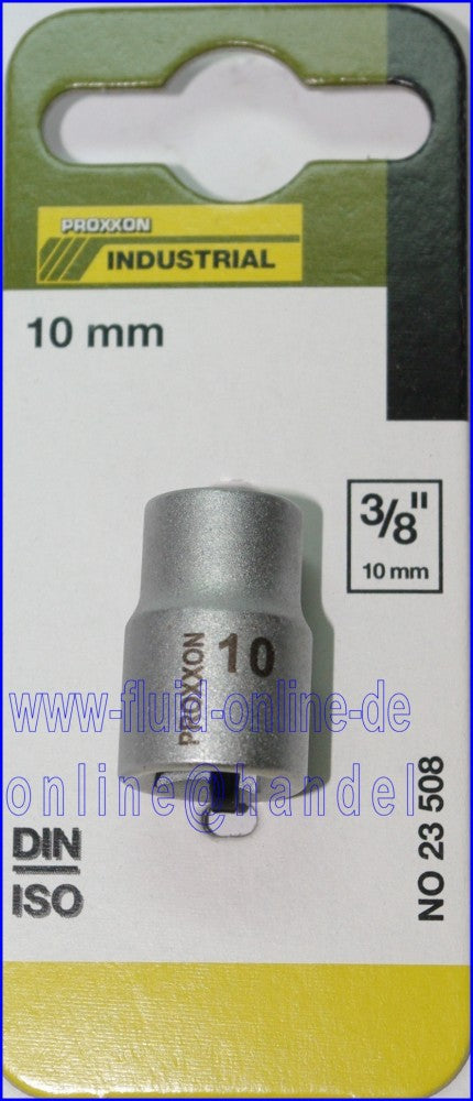 PROXXON 23508 Steckschlüsseleinsatz / Nuss 10mm Antrieb 10mm (3/8")