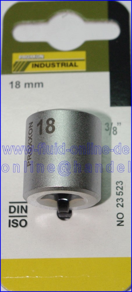PROXXON 23523 Steckschlüsseleinsatz / Nuss 18mm Antrieb 10mm (3/8")
