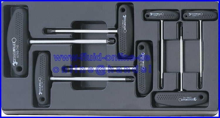 STAHLWILLE Schraubendrehersatz ES 10769/7 leere Einlage - 83812043