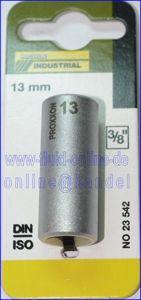 PROXXON 23542 Tiefbett Steckschlüsseleinsatz / Nuss 13mm Antrieb 10mm (3/8")