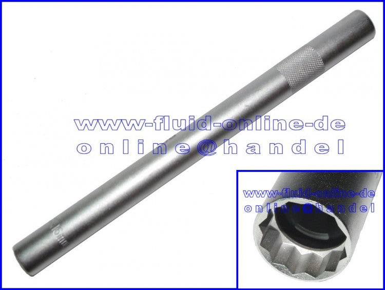 BGS 2405 Zündkerzennuss 16mm EXTRALANG 250mm für tiefsitzende BI-HEX Zündkerzen