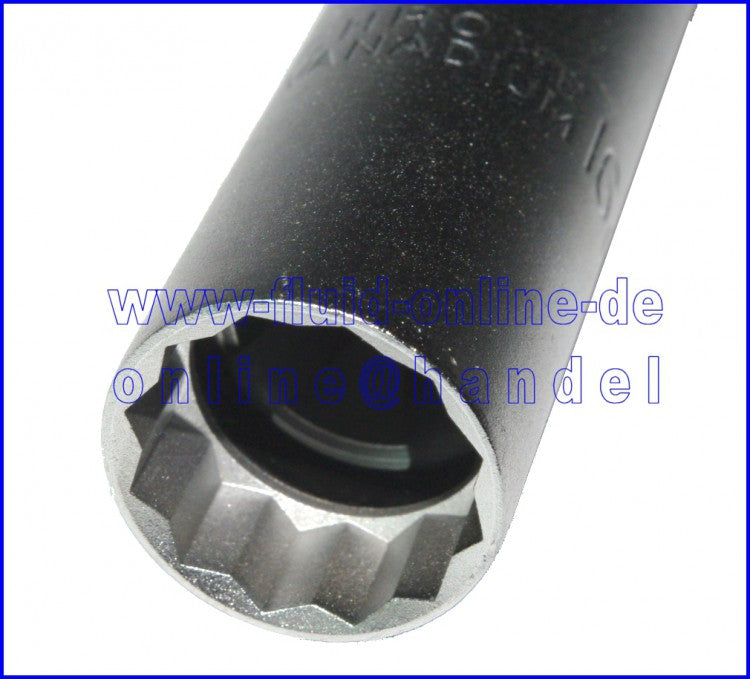 BGS 2405 Zündkerzennuss 16mm EXTRALANG 250mm für tiefsitzende BI-HEX Zündkerzen