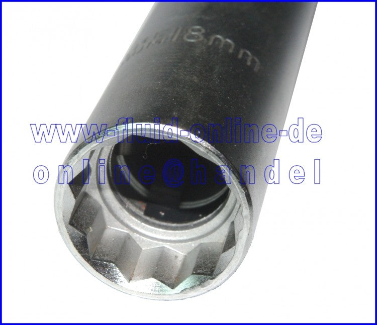 BGS 2449 Zündkerzennuss 18mm EXTRALANG 250mm für tiefsitzende BI-HEX Zündkerzen