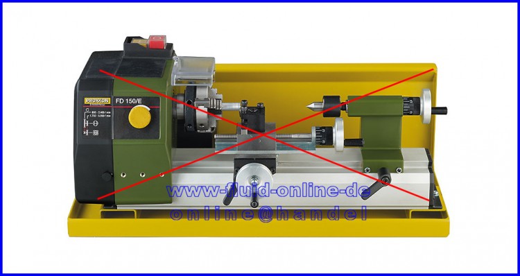 PROXXON 24156 Späneauffangwanne mit Spritzschutz für FD150/e