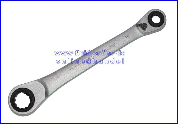 PROXXON 23236 MICROSpeeder 10x13mm + 17x19mm Doppelring Ratschenschlüssel