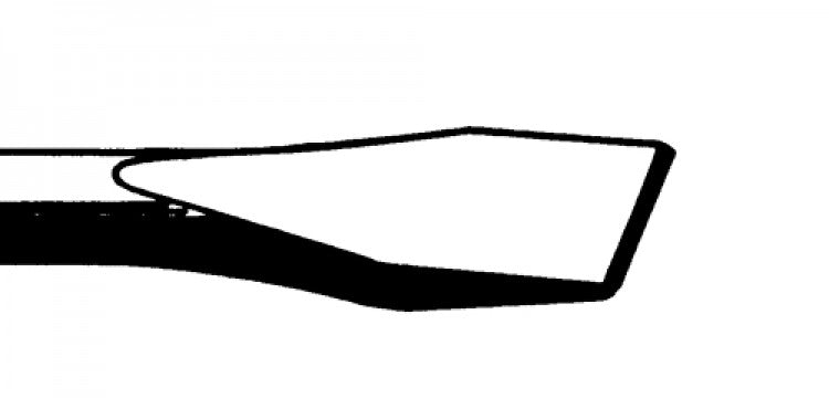 RODCRAFT RC52S Flachmeissel Breite 20mm Anschluß: 12mm - 8951011950