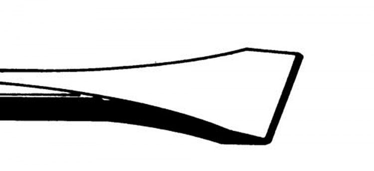 RODCRAFT RC53S Flachmeissel Breite 30mm Anschluß: 12mm - 8951011951