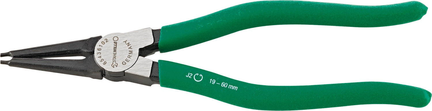 STAHLWILLE 6543 Sicherungsringzange für Innenringe gerade Länge 180mm - 65436102